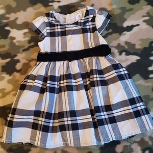 Black and white plaid dress 12 months